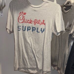 Chick-fil-A Supply Gray Short Sleeve Tee